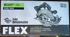 FLEX 24V Circular Saw 7-1/4in (Tool Only) NIB   #FX2141-Z 0240035002