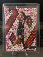 2024-25 Panini Mosaic Jalen Johnson #35 Choice Cherry Blossom /20