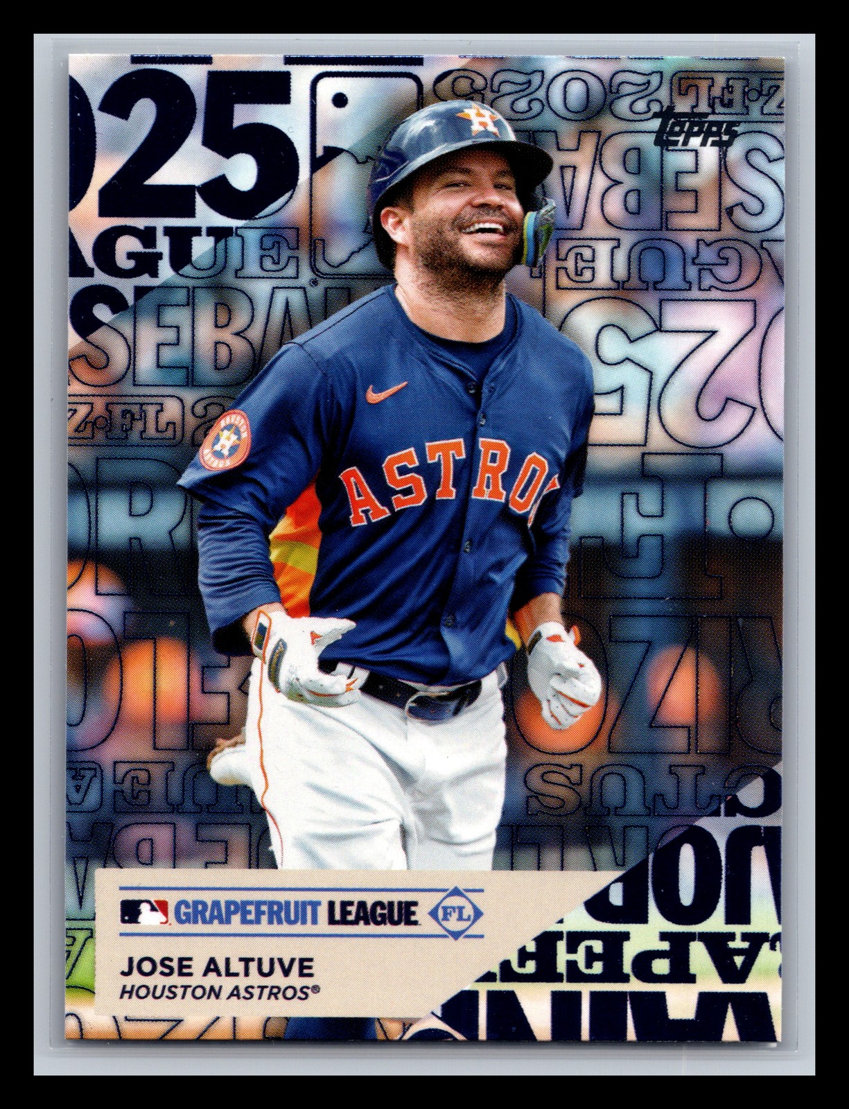 Jose Altuve #TG-9 Baseball Cards 2025 Topps Training Ground trading card — raw and PSA graded price guide