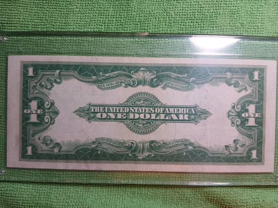 1923 $1 Dollar Silver Certificate Horse Blanket Blue Seal Very Nice bill - Image 2 of 4