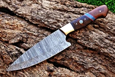 CUSTOM MADE HAND FORGED DAMASCUS STEEL CHEF STEAK KNIFE KITCHEN KNIFE 2560