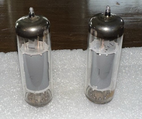 Vintage Telefunken 7189 / EL84 / 6BQ5 Vacuum Tube Matched Pair Western Germany