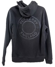Burberry Medium Double-sided Big Circle Embroidered Logo Sweatshirt Hoodie GUC