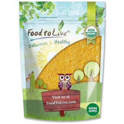 Gluten-Free Organic Yellow Polenta   Premium Italian Stone-Ground Cornmeal