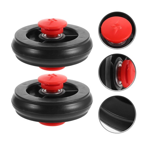 2 Pcs Drehen Sie Die Hinteren Räder Des Autos Kind Rutschfeste Rollerräder