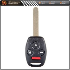 Remote Car Key Fob for Honda Accord Pilot 2009 2010 2011-2013 2014 2015 Buttons