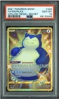 2021 POKEMON SWORD & SHIELD CHILLING REIGN SECRET #224 FULL ART/SNORLAX PSA 10