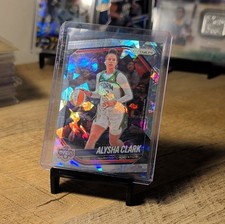 Panini 2023 WNBA Prizm Cracked Ice #129 Alysha Clark Washington Mystics