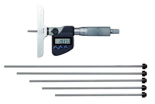 Mitutoyo Depth Micrometer 329-250-30 DMC100-150MX Interchangeable Rod 0-150mm
