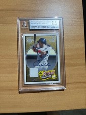 PAUL MOLITOR 2004 UPPER DECK AUTO/ GAME USED JERSEY CARD # 53 BVG GRADED 8.5!!
