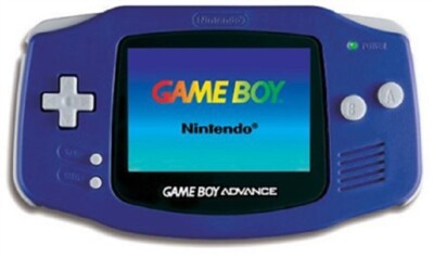 Nintendo Game Boy Advance Videospielkonsole Gameboy Indigo + Spiele Konvolut