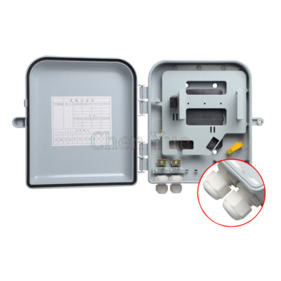 1x16 FTTH Fiber Splitter Fiber Optic Distribution Box 24 Cores Termination Box