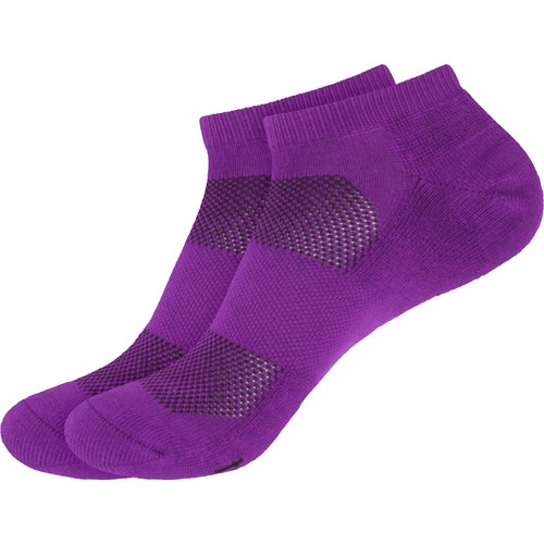 Calcetines atléticos de tobillo absorbentes de fibra de bambú para mujer - 2 pares - Imagen 9 de 18