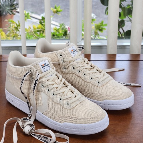 Converse X Rokit Fastbreak Mid LA Pack 161298C Natural/Ivory/White Sze 8.5 Men's