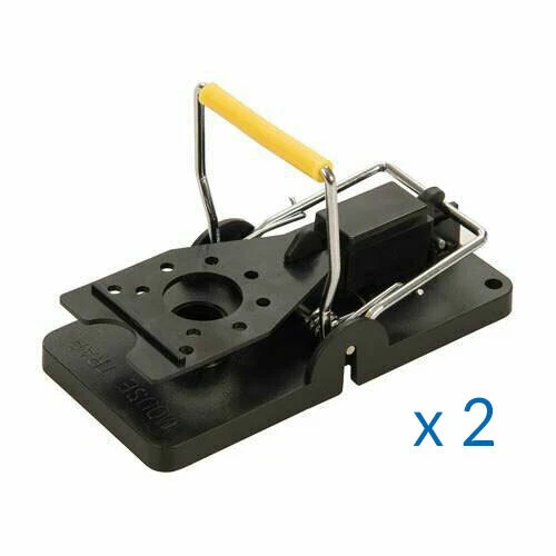 FIXMAN Tapette à souris en matière plastique et acier - Lot de 2