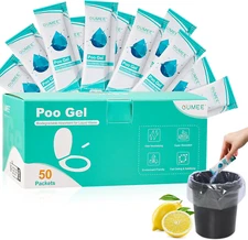 30 PACK Poo Gel for Portable Toilet Camping Toilet Powder for Potty Bags Eco A