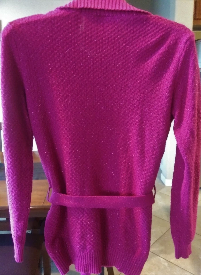 Молодежный свитер с длинным рукавом розовый Crazy 8 (от Gymboree) США 14-XL вязаный кардиган б/у в отличном состоянии - Изображение 4 из 4