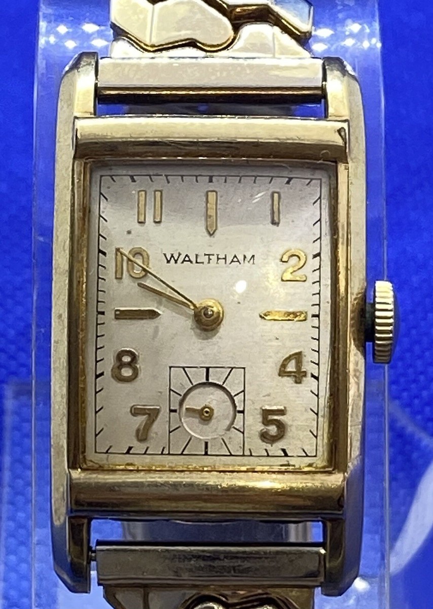 4 Adj's 17 Jewels Waltham Wristwatch 14k Gold Filled Band Speidel