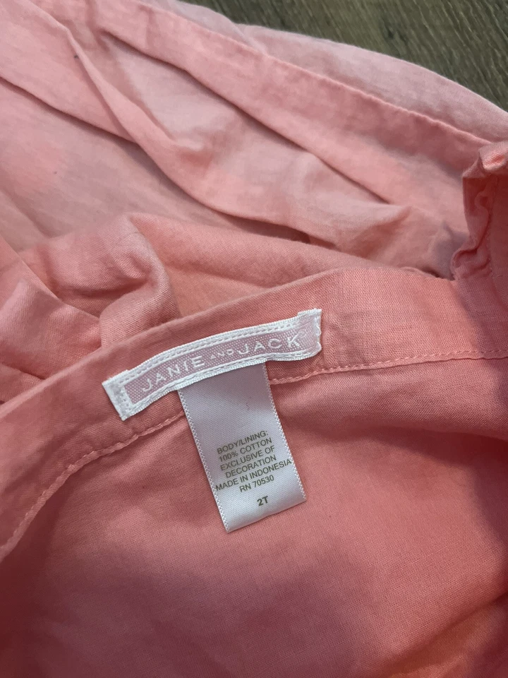 Vestido Janie and Jack Usado en Excelente Condición Niñas Talla 2T Foto 2 de 2