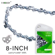 Warehouse Clearance 8" Pole Saw Chain For Portland 62896 6190 3/8"LP .050" 33DL
