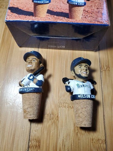 Edgar Martinez Replica HOF Plaque Seattle Mariners Bottle Stoppers Cano Cruz 2J - Picture 3 of 3