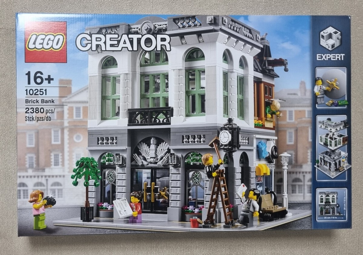 Lego Creator Expert 10251 Brick Bank Retired Rare Set Brand