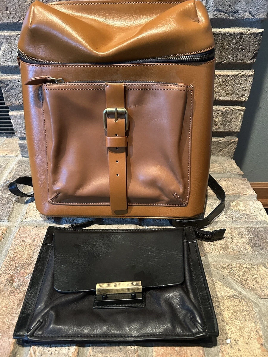 Kelsi Dagger Backpack Northsix Genuine Leather Brown  EUC Backpack Bags & Kelsi Dagger Handbags for Women for sale | eBay main image 3