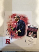 RUTGERS SCARLET KNIGHTS- STEVE PIKIELL SIGNED AUTOGRAPH 8x10 PHOTO PICTURE JSA RUTGERS SCARLET KNIGHTS- STEVE PIKIELL SIGNED AUTOGRAPH 8x10 PHOTO PICTURE JSA