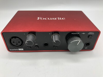 Focusrite Scarlett Solo 3rd Gen USB Audio Interface 2-in 2