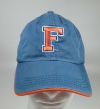 FLORIDA GATORS Hat Blue Baseball Cap Adjustable Fabric Strap Signatures 
