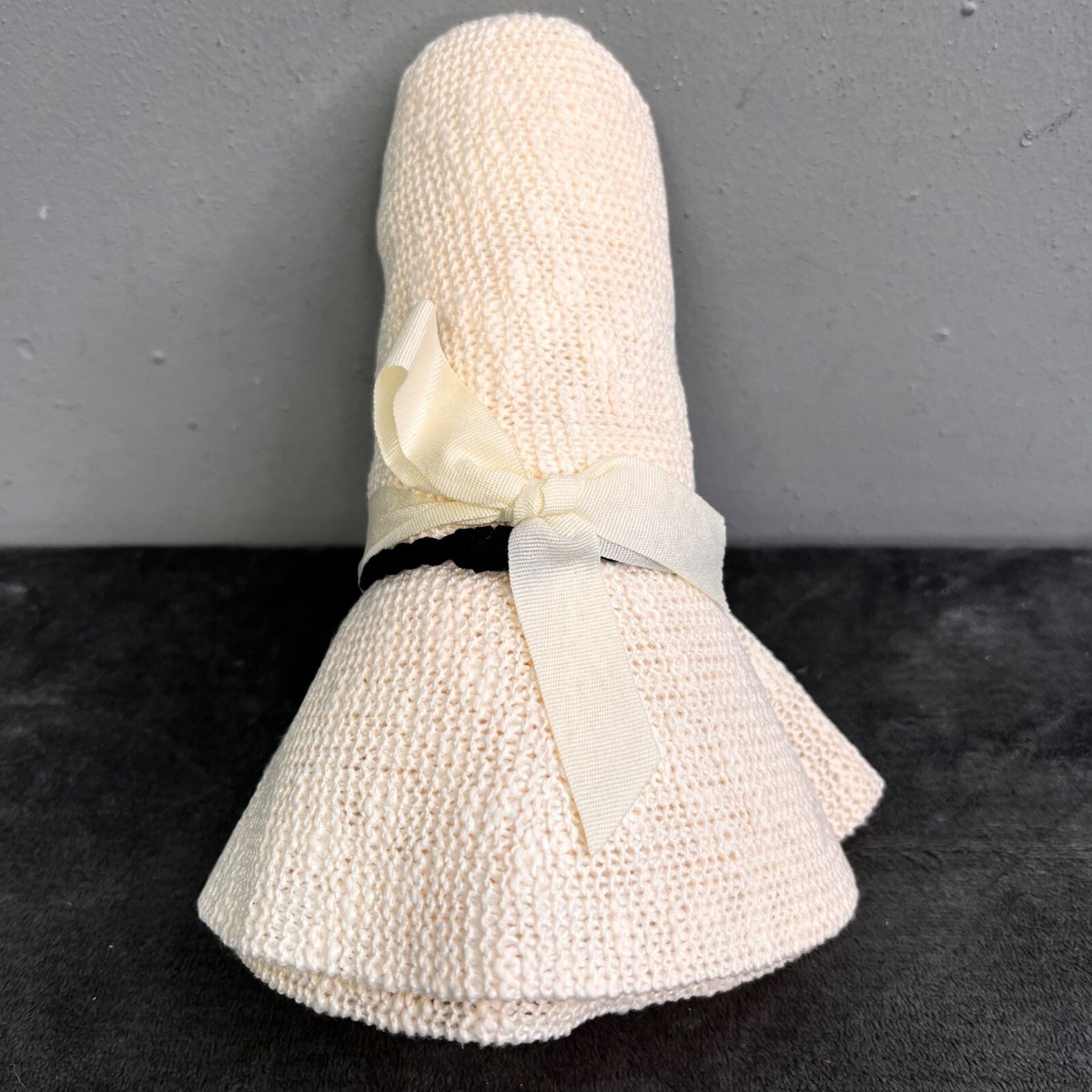 RACHEL ZOE COLLECTION Foldable Riviera Hat Rachel Zoe Curateur Riviera Floppy Packable Sun Hat Woven  main image 2