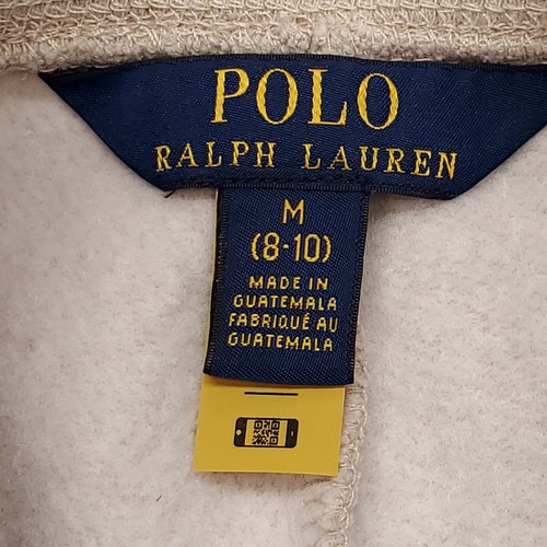 Polo Ralph Lauren Athletic Running Drawstring Pants Youth Girls Size M Beige - Picture 3 of 8