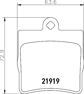 GENUINE 5 YEAR WARRANTY BRAND NEW Mintex Rear Brake Pad Set MDB1926