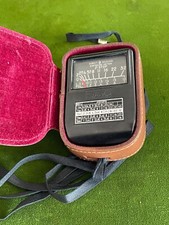 Vintage Camera Accessory Weston Exposure Light Meter Model 853 w/ Leather Case