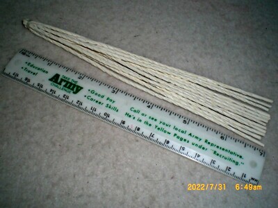 Twisted Buckskin Fringe for Gourd Dance Rattles, Shakers, Fans Handles etc., 7''