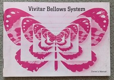 Vintage Vivitar Bellows System Owner's Manual from June 1972 OEM Camera Manual