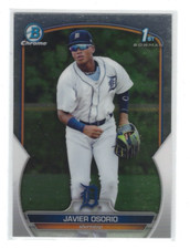Javier Osorio Bowman 1st Tigers - 2023 Bowman - Chrome Prospects #BCP-4