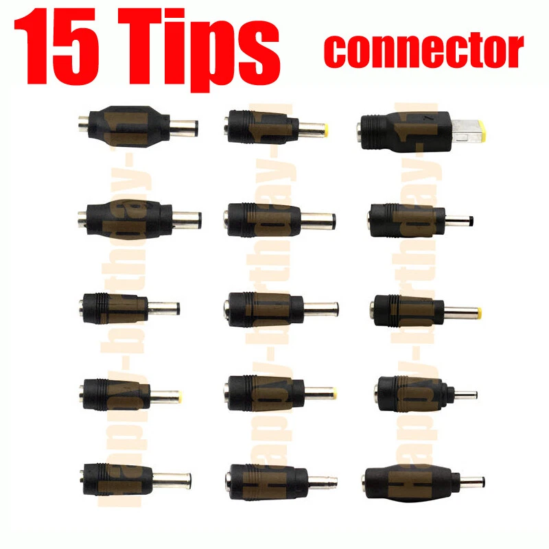 90W Multi Universal AC Adapter Laptop Notebook Charger Power Cord + 15 Size Tips - image 3 of 4