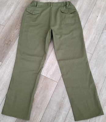Vintage 70s Front Pocket Boy Scouts BSA Pants Measure 33-38 W
