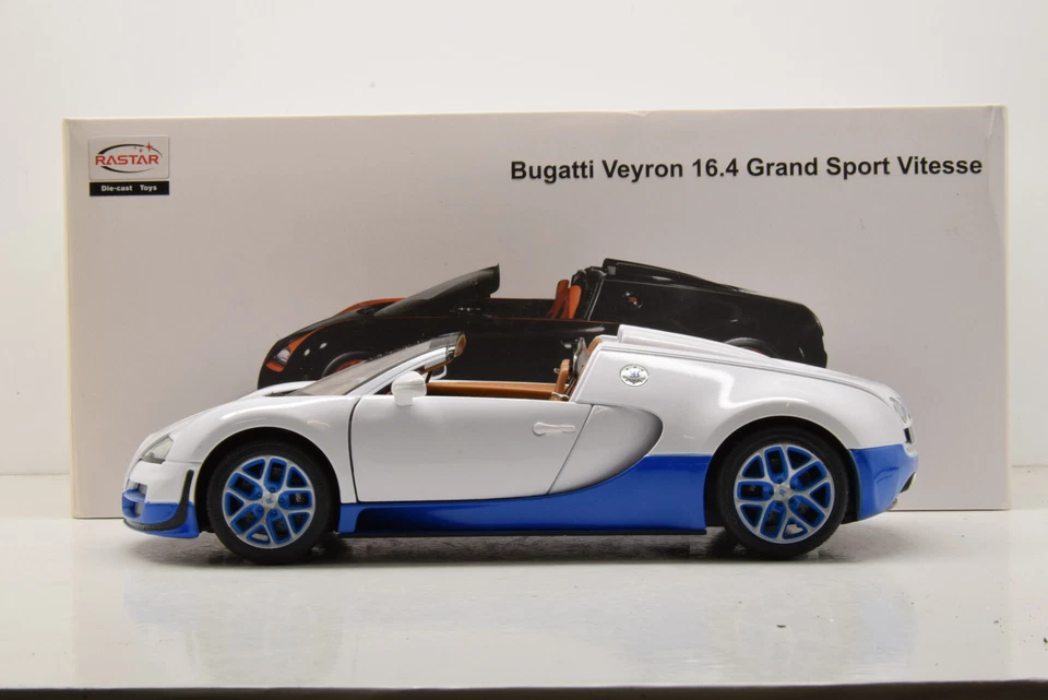 BUGATTI VEYRON 16.4 GRAND SPORT VITESSE 2012 RASTAR 1/18 ÉTAT NEUF BOITE - Photo 2/4