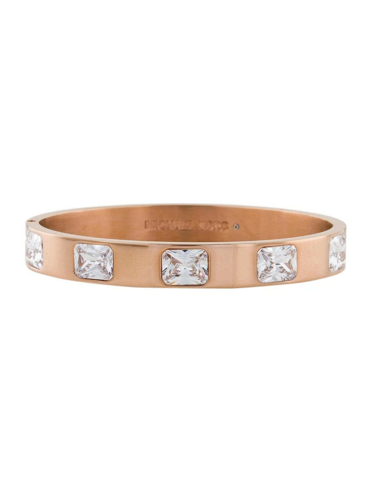 Michael Kors Black Friday Studded Bangle Bracelet Rose Gold T MKJ6236710 $145