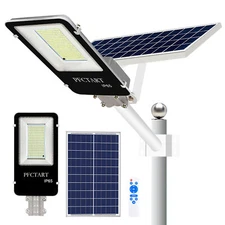 1000W Solar LED Security Super Bright Outdoor Wall Street Sensor Street Light