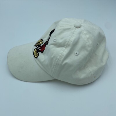 Vtg Disney Baseball Cap OS White Mickey Mouse Adjustable Hat USA Rare Disneyland s-l400.jpg main image 3