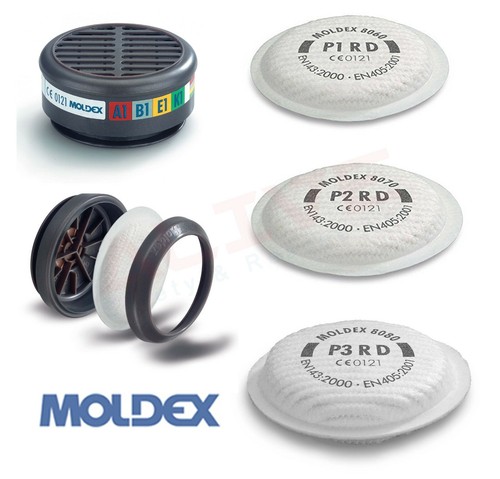 Moldex Kombifilter A1P2 R - 8 Stück Atemschutz Filter 9120