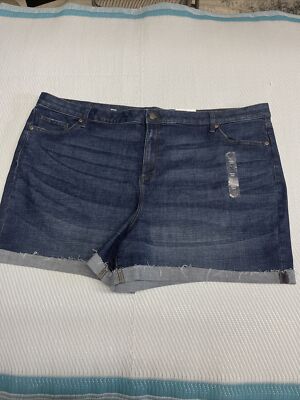 Plus Size 30 Denim Shorts Sonoma goods for life premium high waist