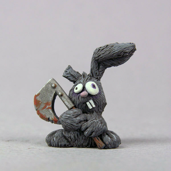Bombshell BOM60012 Doom Bunny (Sidekicks) Rabbit Warrior with Axe ...