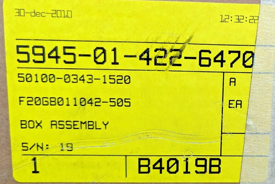 达索猎鹰 20 HU25 天线外壳单元,继电器 Sub 军用测试 [C9S2 — 第 3/4 张图片