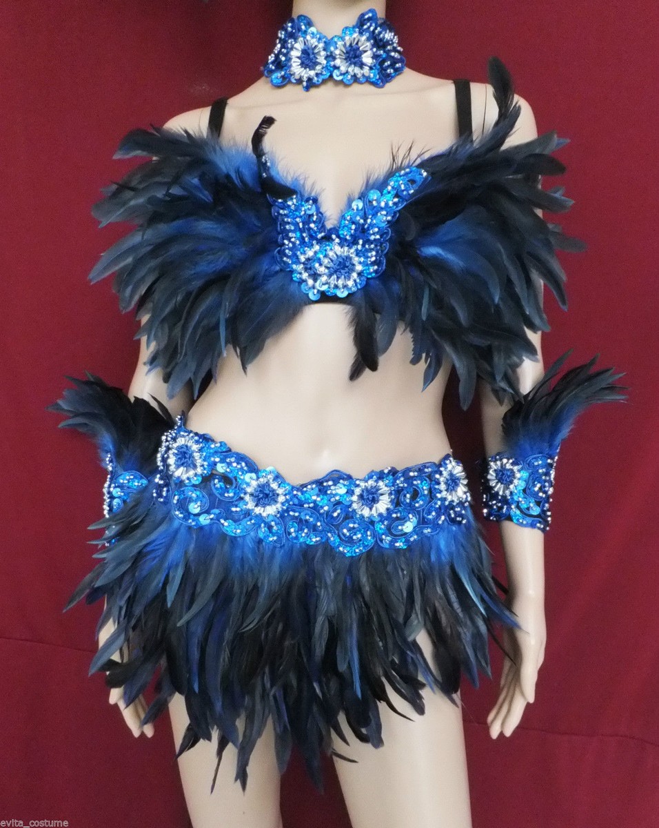 Da NeeNa C027 Samba Parade Carnival Rio Feather Headdress