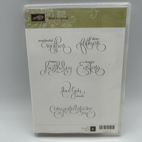 Stampin Up! Set di 6 francobolli, fiori favolosi, messaggi per mamma, fiori di campo e... - Foto 17 di 22