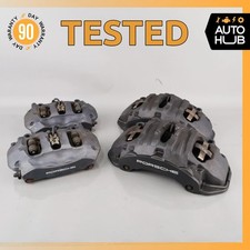 11-23 Porsche Cayenne 958 Touareg Front Rear Brake Calipers Set 7p0615424 Oem